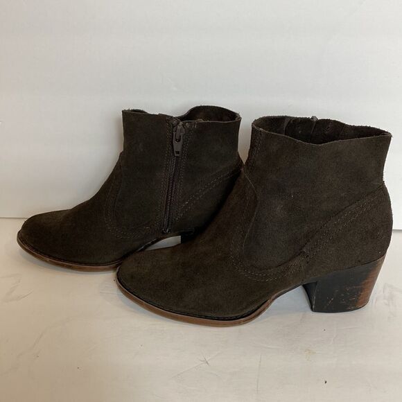 Soho Cobbler suede dark brown ankle boots size 6 - Picture 5 of 8
